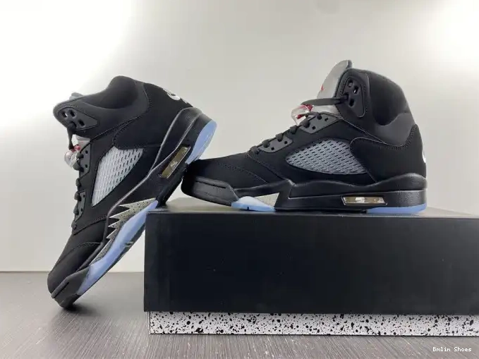 Bmlin Shoes Retro 845035-003 Jordan Metallic 5 (2016) Black 0607